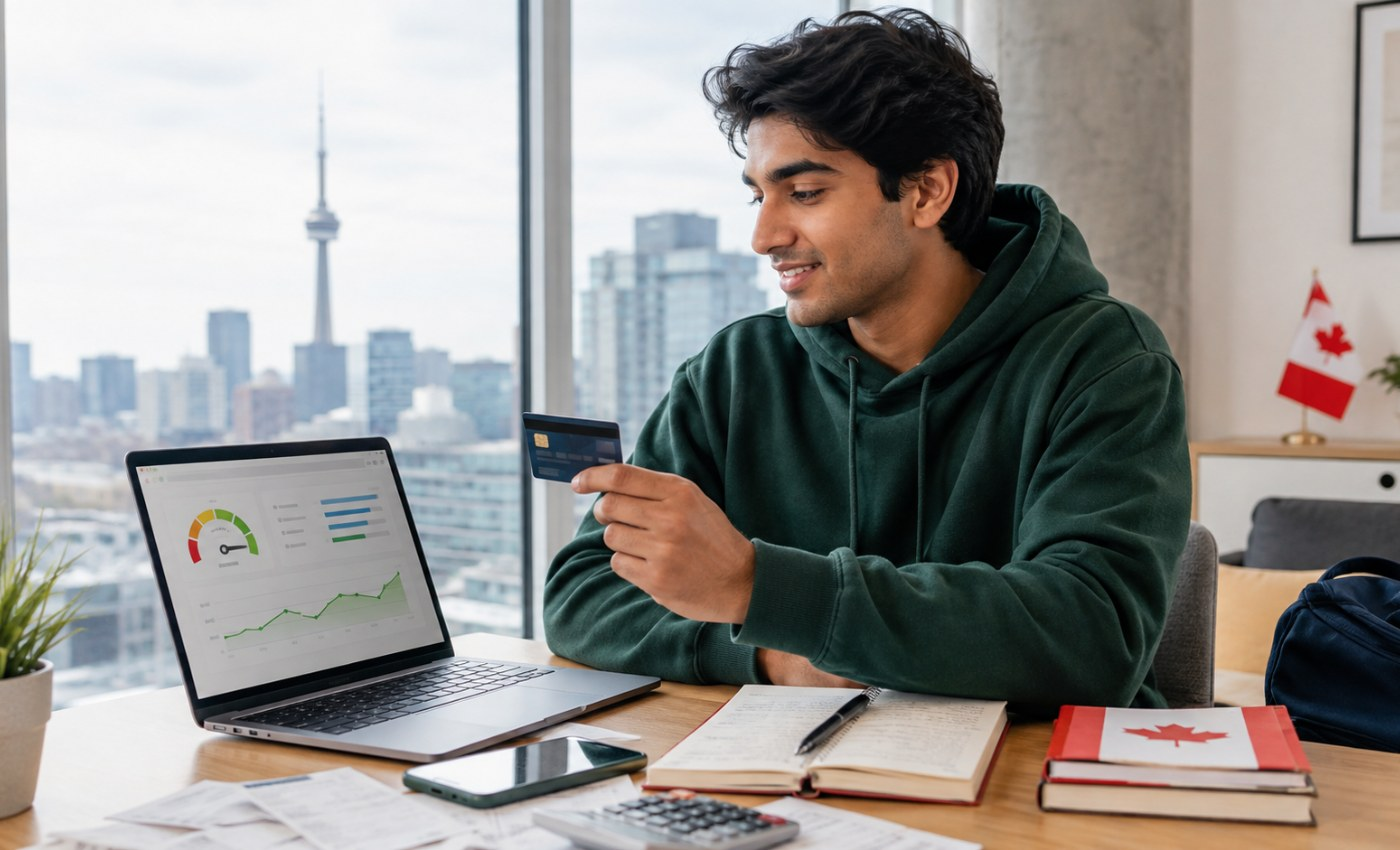 International students building credit in Canada