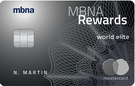 MBNA Rewards World Elite Mastercard