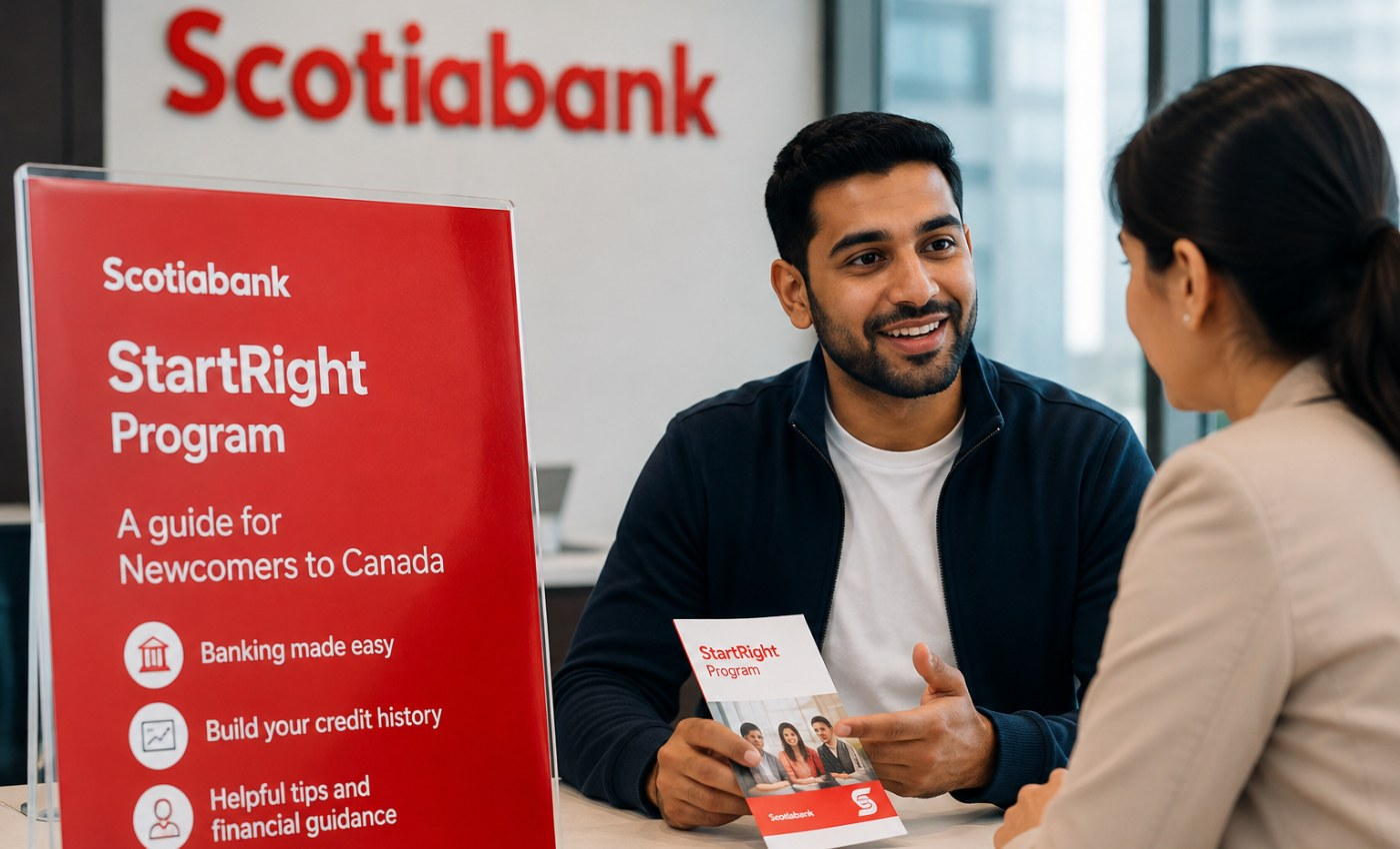 Scotiabank StartRight program for newcomers to Canada